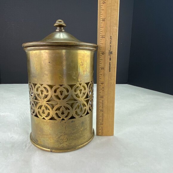 Vintage Bradley Hubbard Humidor Tobacco Jar - Picture 11 of 12